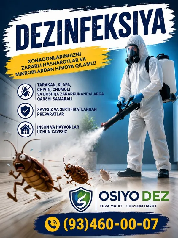 Dezinfeksiya professional Osiyo dez