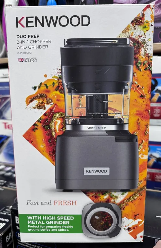 Измельчитель + кофемолка Kenwood CHP80.000SI Измельчитель + кофемолка Kenwood CHP80.000SI