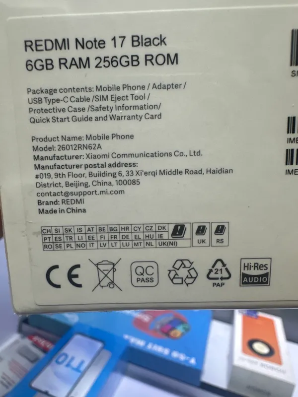 REDMI NOTE 17 2 REDMI NOTE 17 2