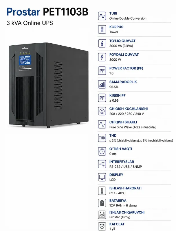 UPS ONLINE PROSTAR — фото 1