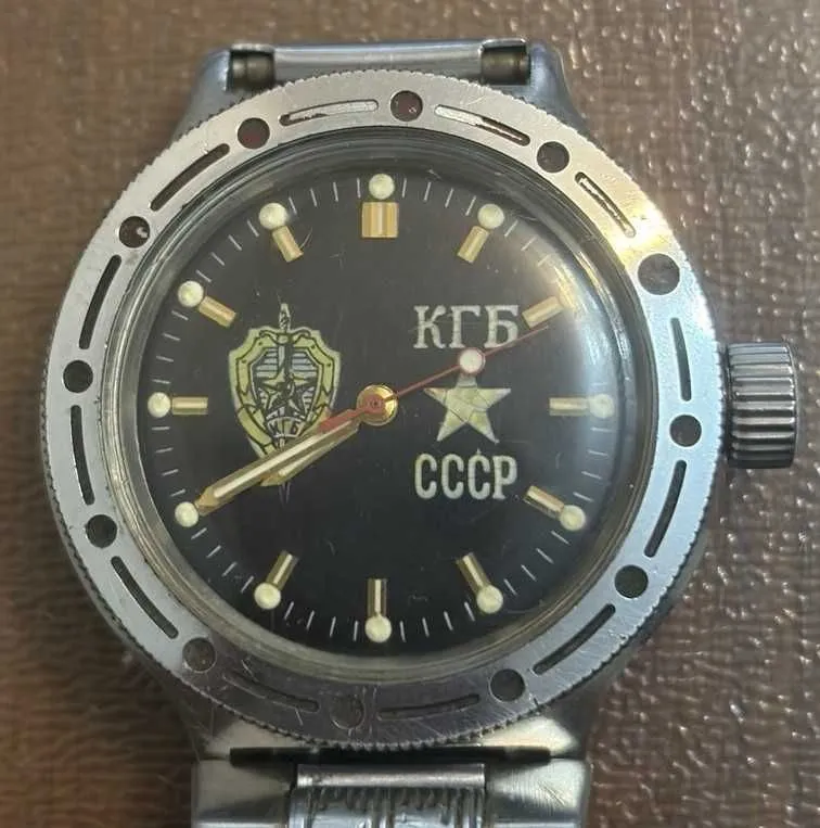Восток Командирские КГБ механические с автоподзаводом Амфибия — фото 1