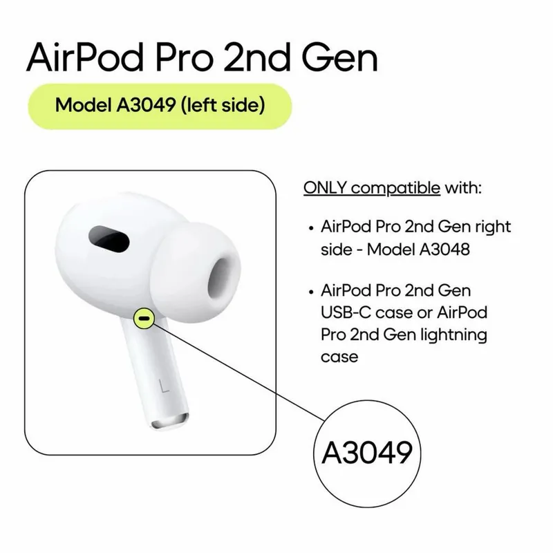 Original Левый наушник AirPods Pro 2 (USB-C) 1 Original Левый наушник AirPods Pro 2 (USB-C) 1