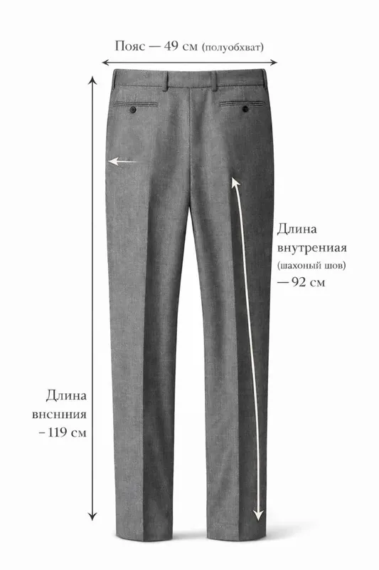 Костюм Tommy Hilfiger, 54, 1-2 рост, оригинал, 100% шерсть, — фото 3