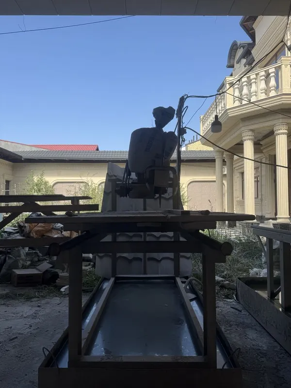 Станок гранит мрамир кафел кесишга 3 фазали stanok холати зор — фото 3