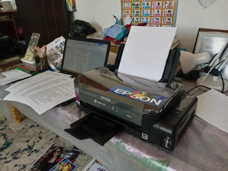 Epson M105 с Wi‑Fi, печатает также с телефона, новый 7