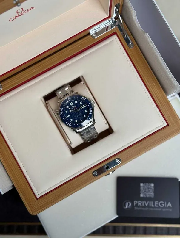 NEW Omega Seamaster Diver 300M Master Co-Axial 42 син