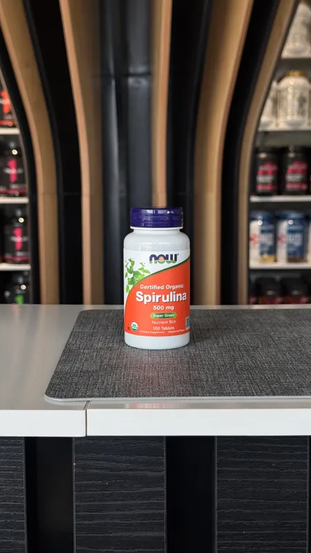 Now Spirulina 500 mg 100 tablets