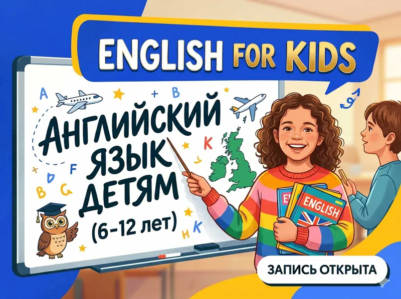 Репетитор. Английский язык детям 6-12 лет. Индивидуально/Группа. — фото 1