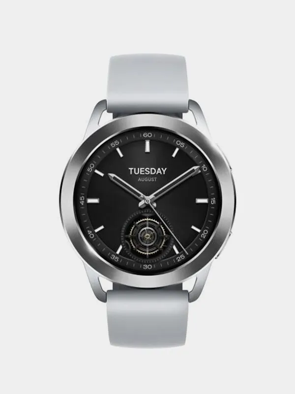 Смарт-часы Xiaomi Watch S3 (Global), AMOLED 1,43", серебристый — фото 4