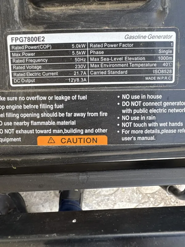generator 5 kv …………