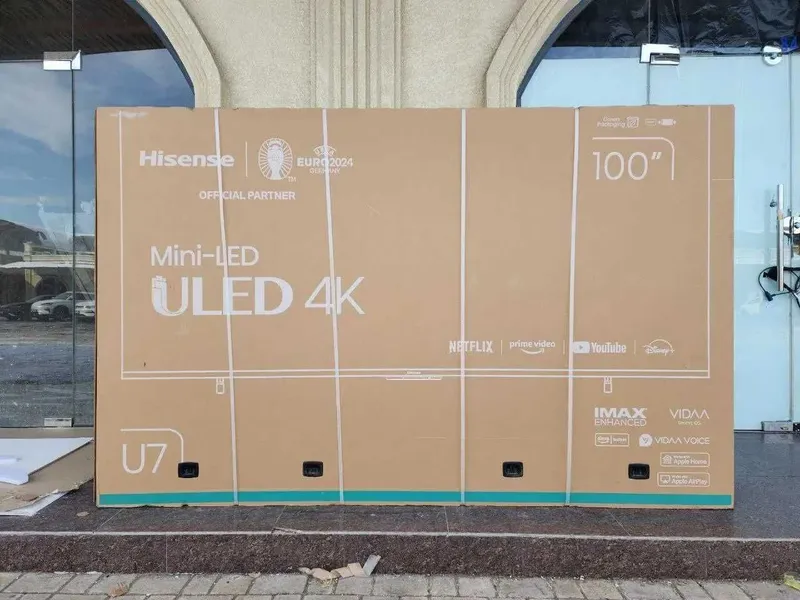 "Hisense 100 диагональ" 4K UHD QLED* доставка бесплатно! — фото 1