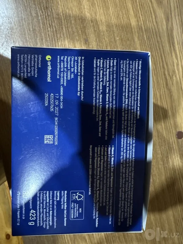orthomol natal vitamin 3 orthomol natal vitamin 3