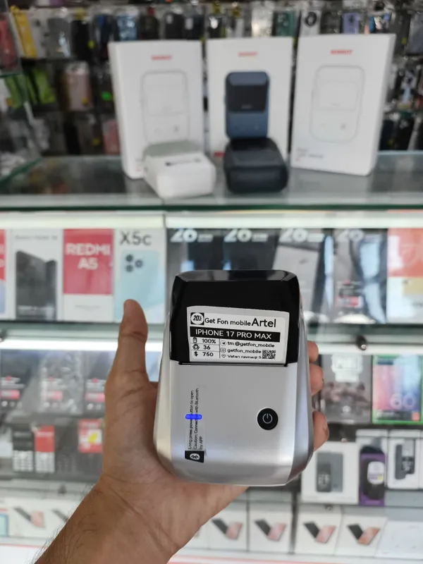 Niimbot B1 mini printer. Bir yil kafolati bilan! 4
