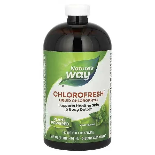 Nature's Way, Chlorofresh, Жидкий Хлорофилл Хлорофреш Америка