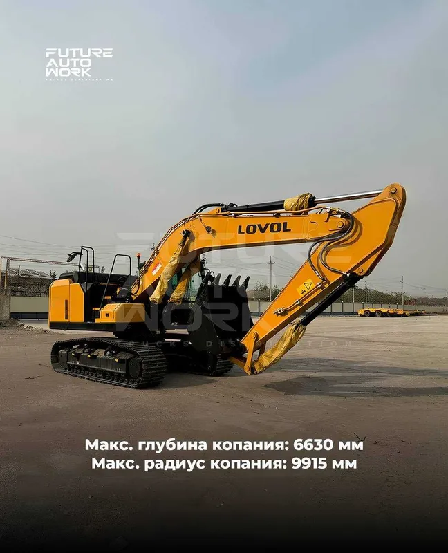 LOVOL FR215F 1.1m³ kovsh Zanjirlik ekskovator 12 OYGA NASIYA SAVDO !!! — фото 1