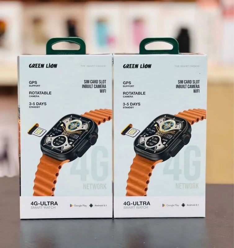 Green lion smart watch • классик • спортивный • амолед • сим картой — фото 6