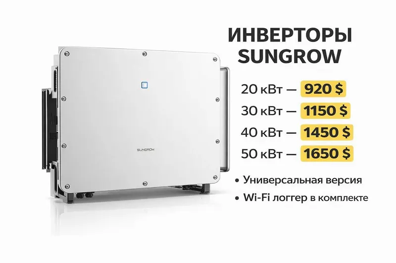 Sungrow сетевой инвертор