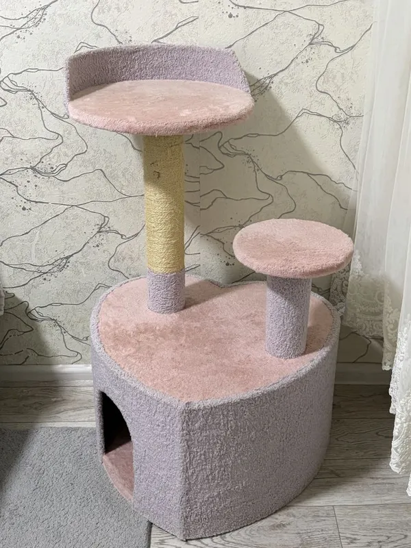 Домик когтеточка, для котят и кошек 1 Домик когтеточка, для котят и кошек 1