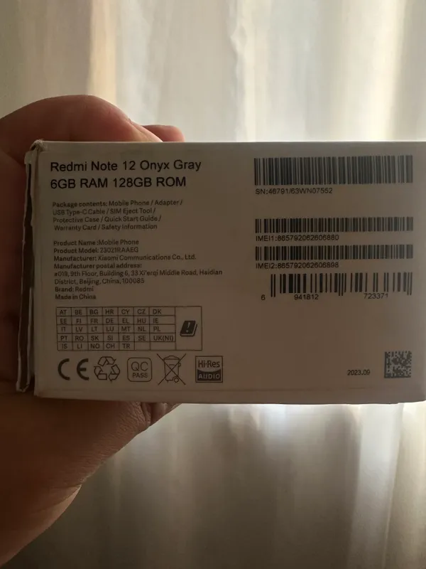 redmi note 12, 128 ГБ 3 redmi note 12, 128 ГБ 3
