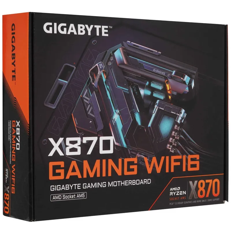 - Материнская плата MB Gigabyte AMD AM5 X870 GAMING WF6 DDR5 3