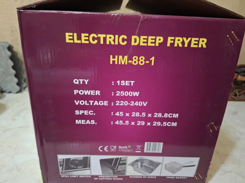 Продается новая фритюрница Hoffmans HM 88-1 3 Продается новая фритюрница Hoffmans HM 88-1 3