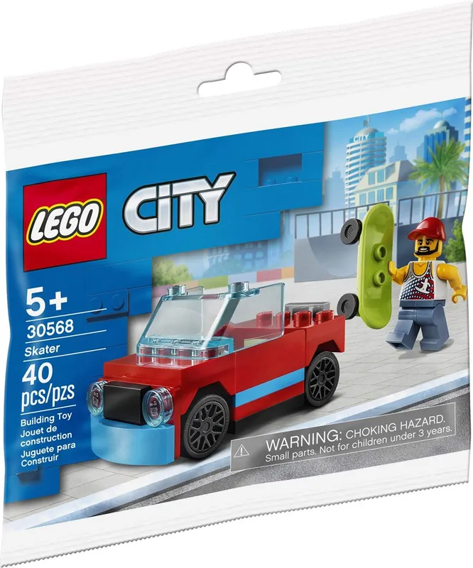 LEGO City Skater 30568. Включает минифигур
