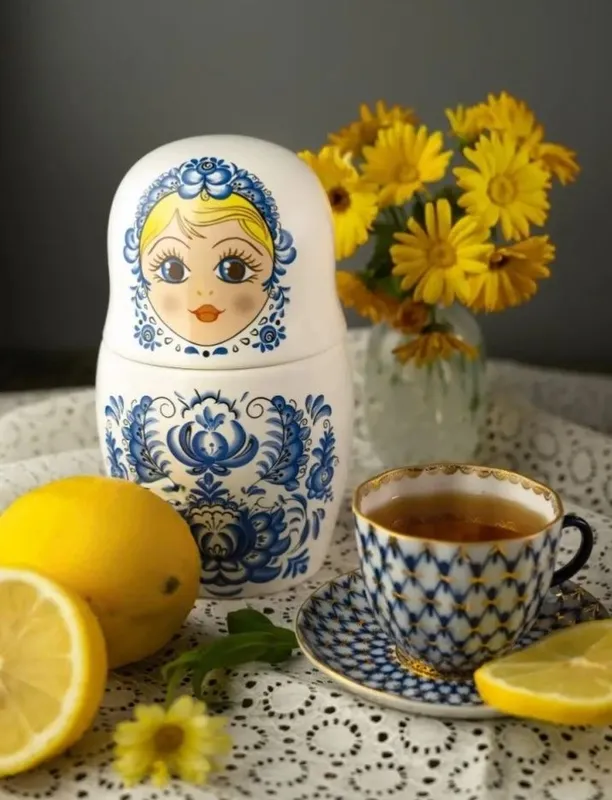 Чайницы коллекционные "Матрёшки". Новые 1