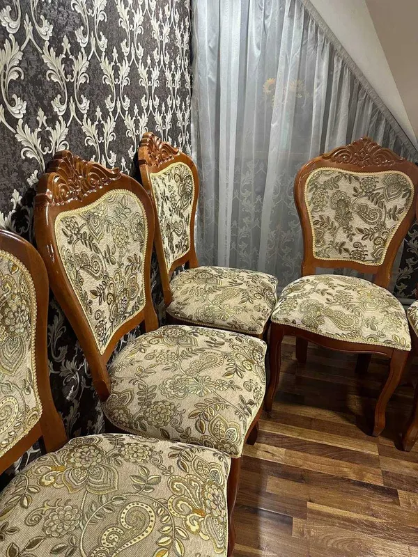 Стол стул для гостиной 12 кишилик холати аъло даражада — фото 5