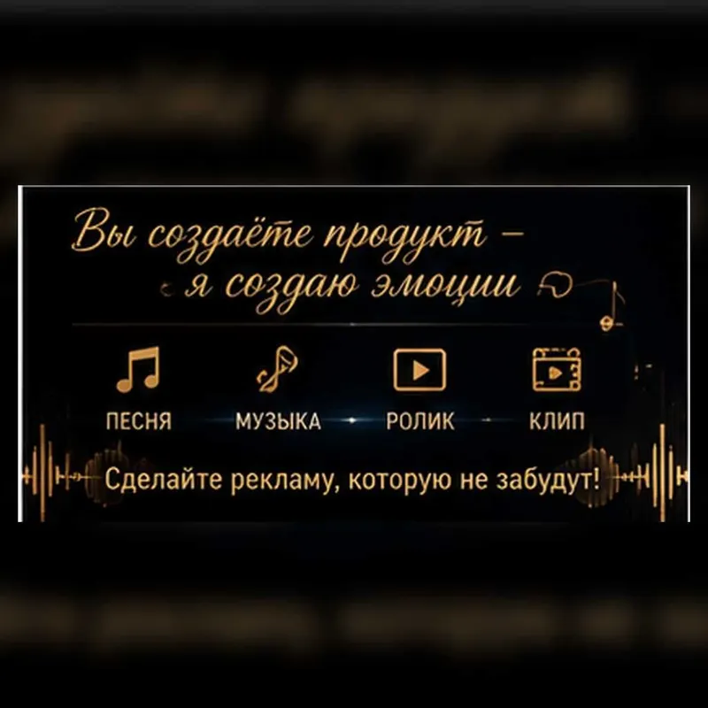 Песни и видео для рекламы вашего бизнеса — фото 1