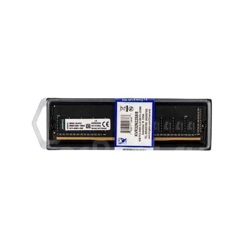 Kingston tezkor xotirasi / U-DIMM / DDR4 / 8 GB / 3200 MGts 1 Kingston tezkor xotirasi / U-DIMM / DDR4 / 8 GB / 3200 MGts 1