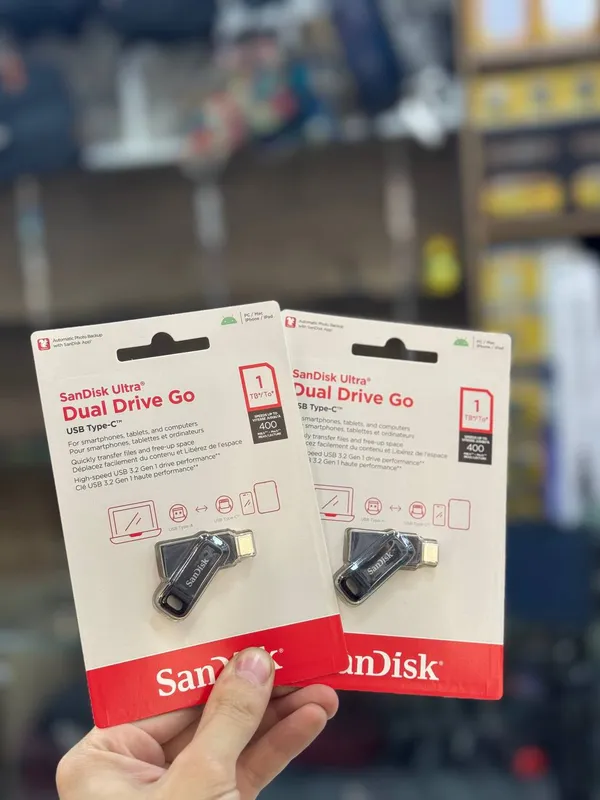 Универсальная флешка Sandisk Dual Drive GO (Type-C / USB-A)