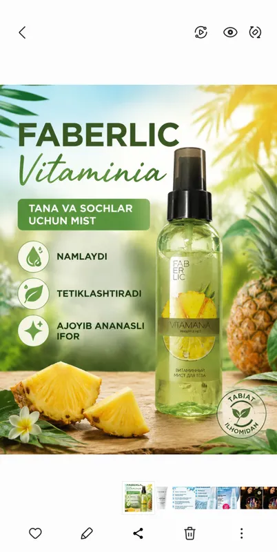 Tana va sochlar uchun mist
