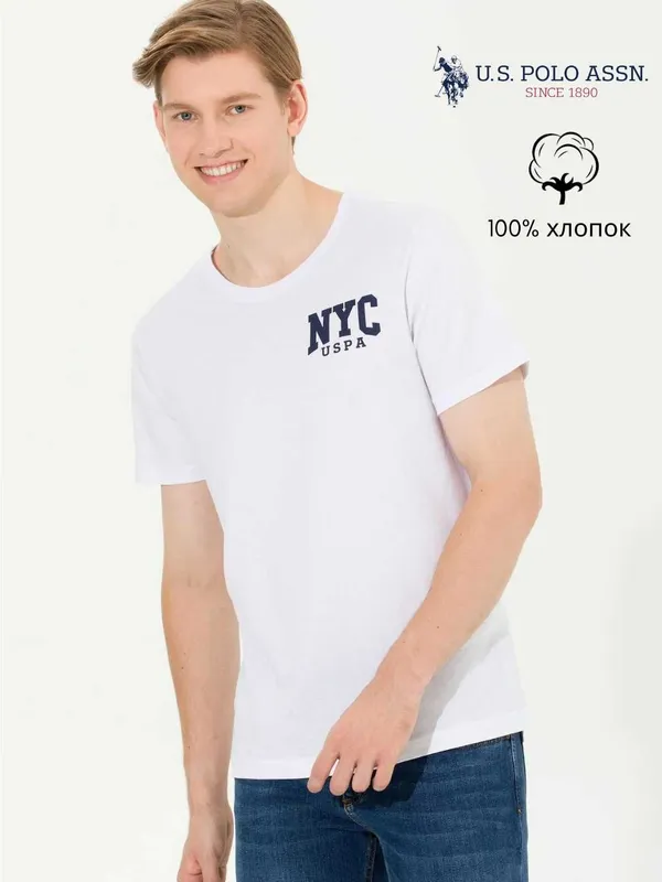 USPA Футболка мужская с принтом 100% хлопок СКИДКА!!! — фото 4