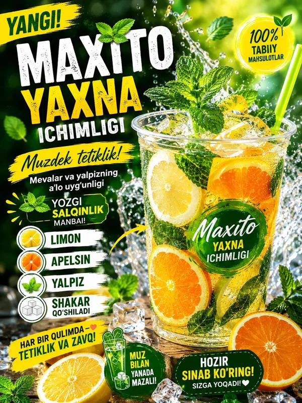 yaxna ichimliklar