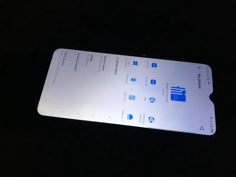 tecno sparkc 8C aben 6+ ga 1