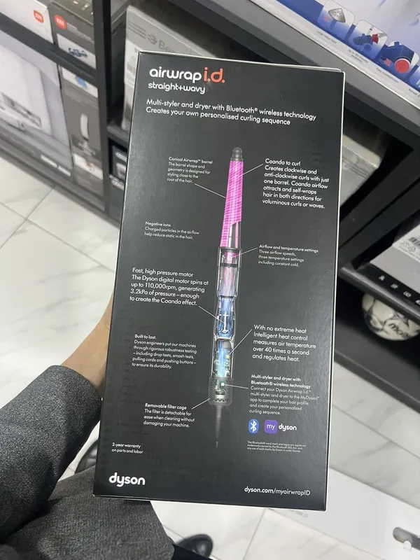 dyson airwrap id sakura pink straight and wavy — фото 1