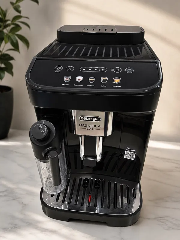 Кофемашина DeLonghi Magnifica Evo, Titanium 1