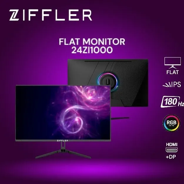 Monitor Ziffler 24 Flat 180Hz IPS Monitor Ziffler 24 Flat 180Hz IPS