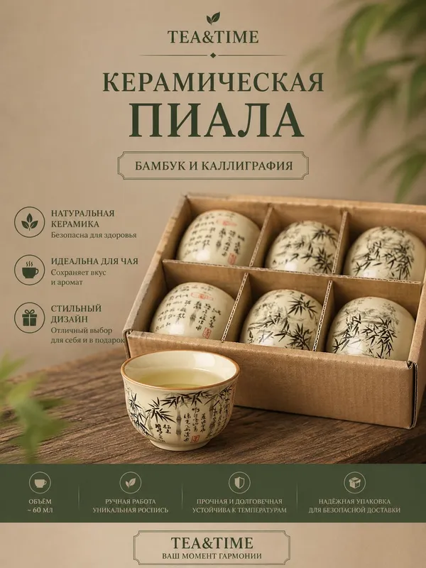 Керамические китайские чайные пиалы 1 Керамические китайские чайные пиалы 1