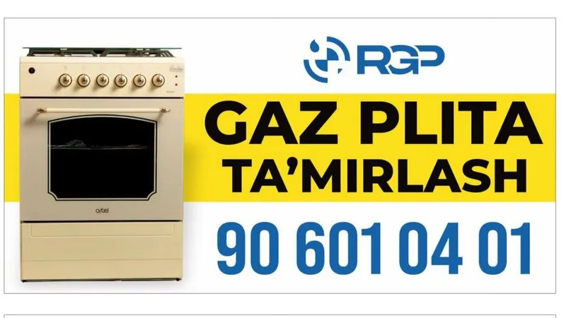 Gaz plita ustasi Samarqand