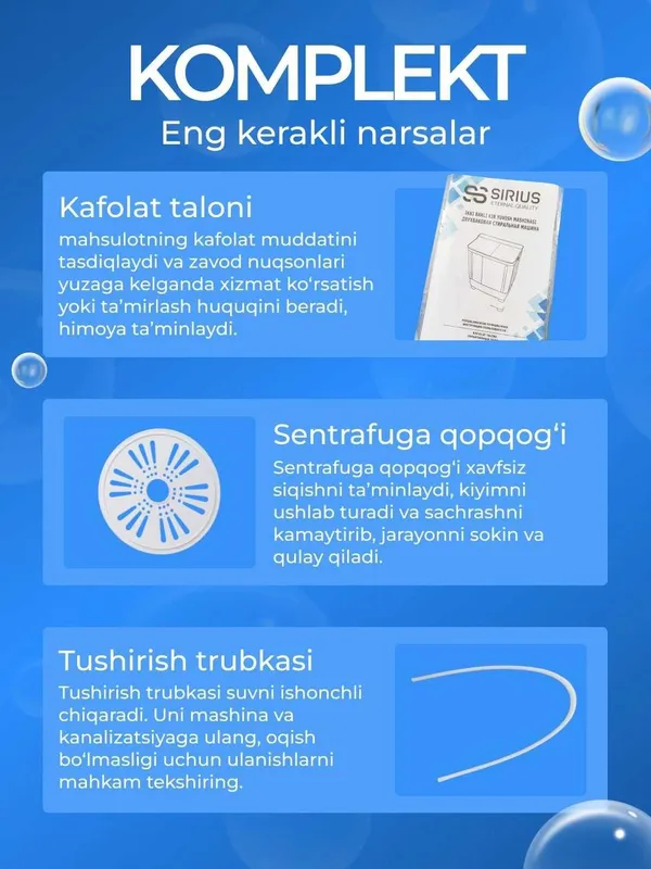 Sirius pol avtomat 7 kg 3 Sirius pol avtomat 7 kg 3