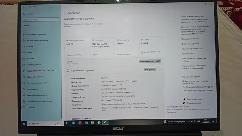 Acer Windows 10 Pro 5