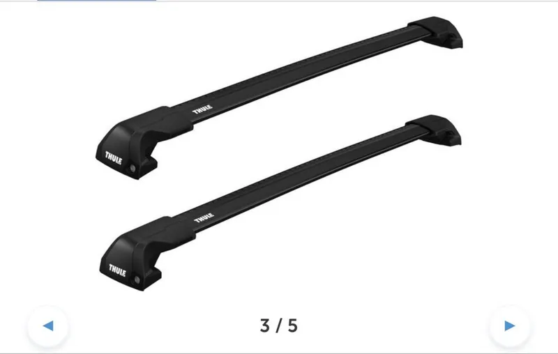 рейлинги Thule WingBar Edge Black 2