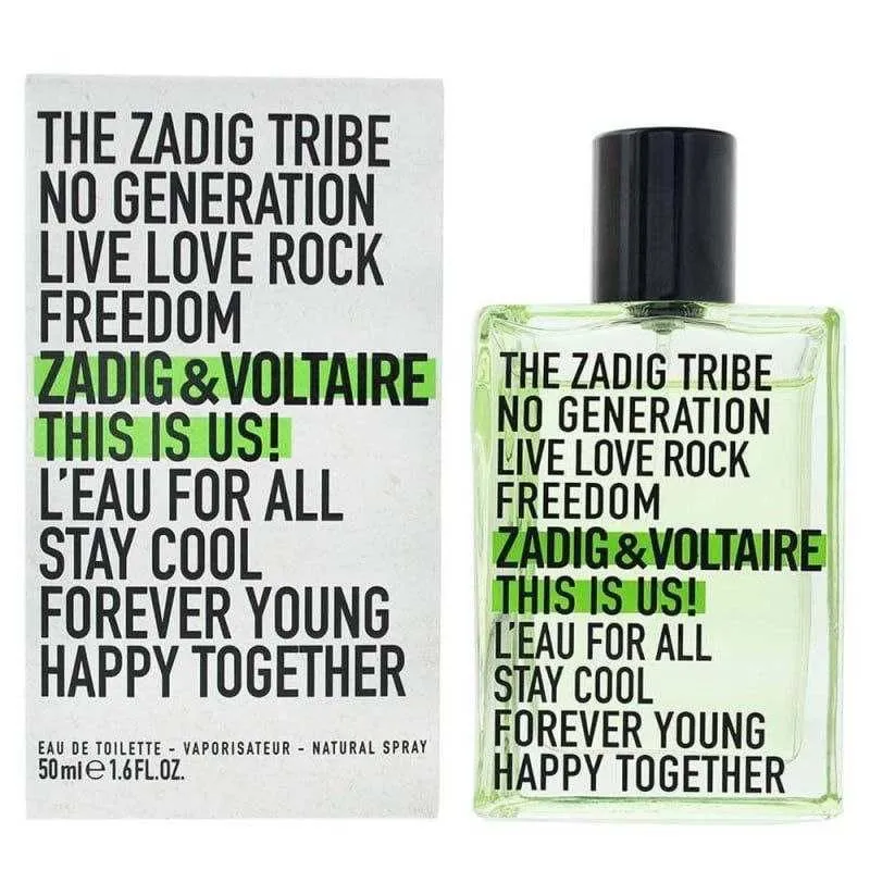 ZADIG & VOLTAIRE This is Us! L'Eau for All 50ml ORIGINAL