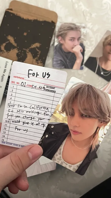 BTS V альбом Layover Weverse + фотокарты — фото 4
