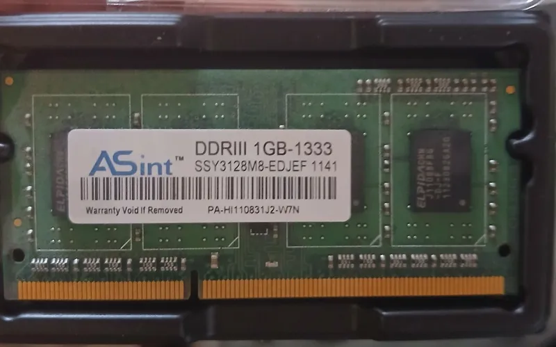 Noutbuk uchun DDR3 SO-DIMM 1+2 GB — 1333 MHz 3 Noutbuk uchun DDR3 SO-DIMM 1+2 GB — 1333 MHz 3