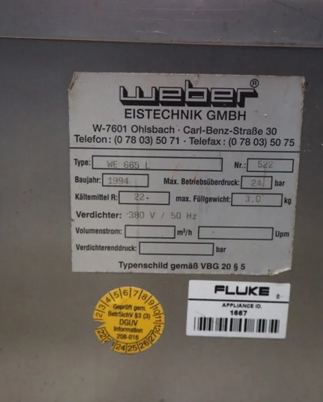 Промышленный льдогенератор чешуйчатого льда Weber 665 — фото 7