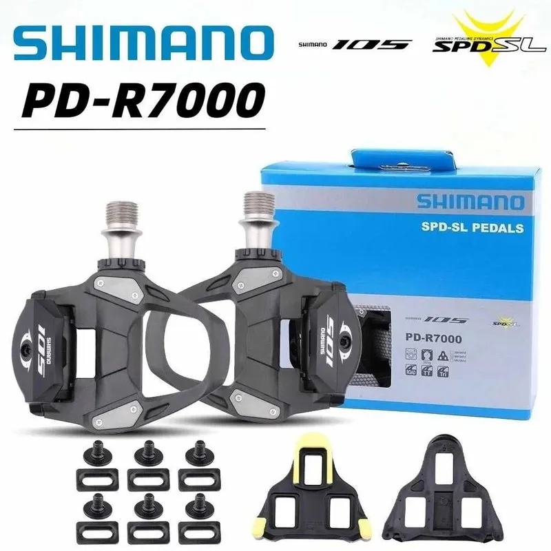 Новые контактные педали Shimano 105 (шоссейные) | В упаковке 2 Новые контактные педали Shimano 105 (шоссейные) | В упаковке 2