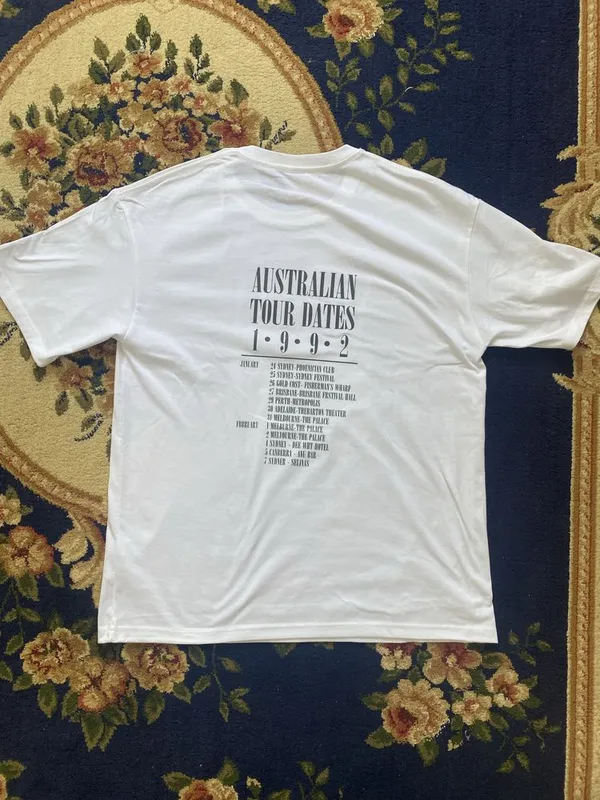 Футболка с принтом Nirvana nevermind 1992 tour — фото 1