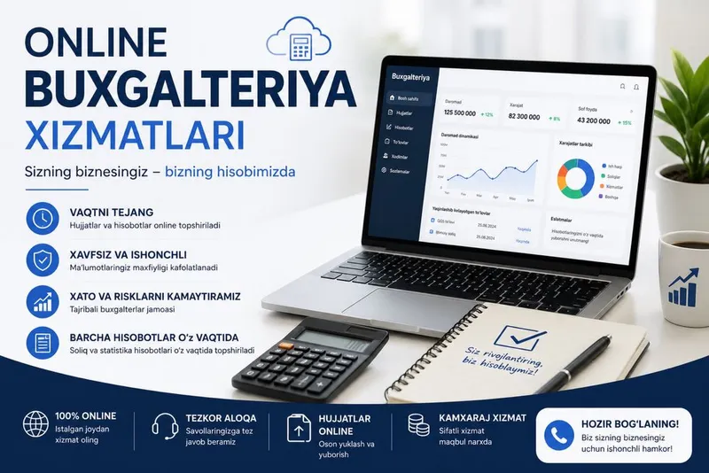 Online buxgalteriya xizmatlari